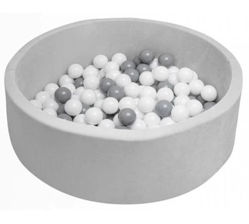 купить Игровой комплекс для детей New Baby 52588 Сухой бассейн серый в Кишинёве 