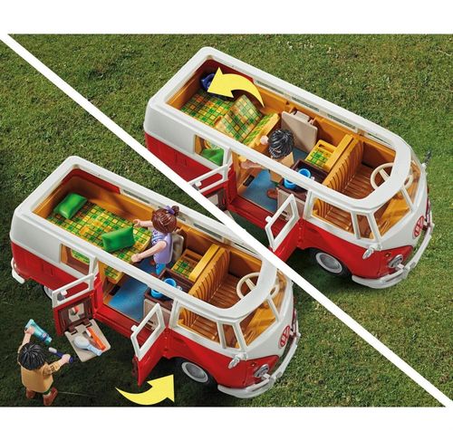 cumpără Mașină Playmobil PM70176 Volkswagen T1 Camper Van în Chișinău 