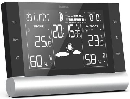 cumpără Stație meteorologică Hama 186418 Black Line Plus în Chișinău 