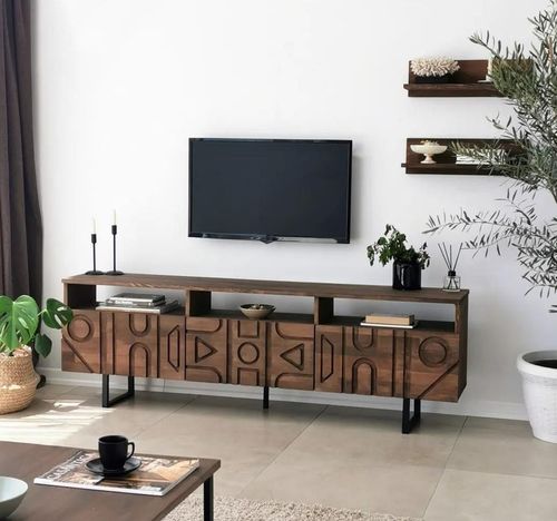 cumpără Comodă TV Trendy Aristo, Nuc 170x40x30cm în Chișinău 