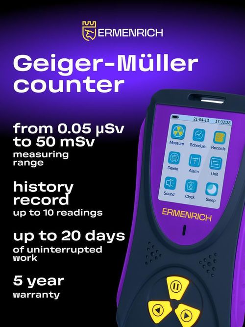 cumpără Instrument de măsură Ermenrich Ping RD50 Radiation Detector, violet în Chișinău 