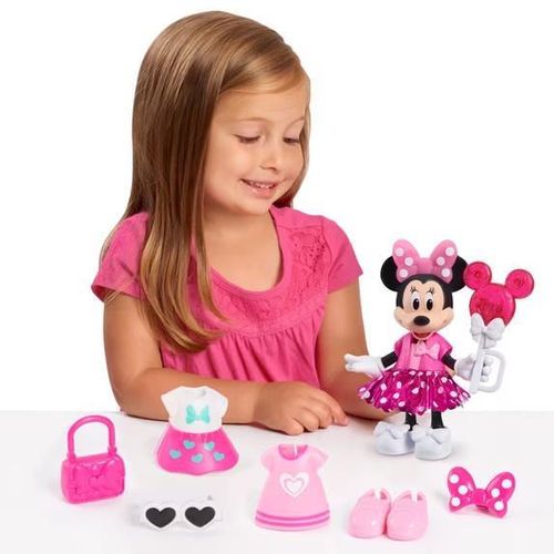 купить Игрушка miscellaneous 88128 Minnie Mouse Fabulous Fashion Doll Teal Case, Pretty in Pink в Кишинёве 