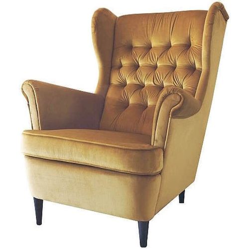 купить Кресло Signal Harry Velvet (Curry/Wenge) в Кишинёве 