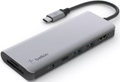 cumpără Adaptor IT Belkin AVC009BTSGY 7-in-1 Multiport Dock în Chișinău 