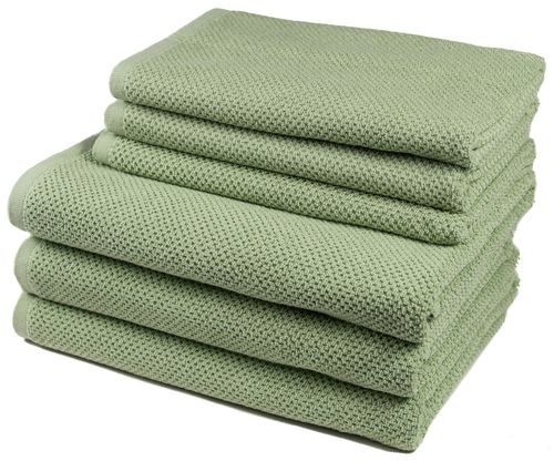 cumpără Textile de casă Sweet Home Prosop de baie Harmony 70x130 cm, 490g/m2 Laurel Green în Chișinău 