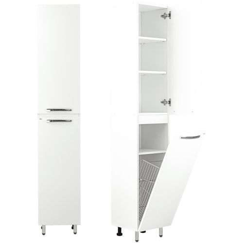 cumpără Dulap penal Mashtab 10349 Agat cu cos 350x350x1900 Alb în Chișinău 