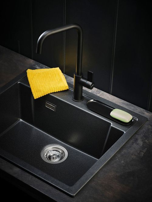 купить Смеситель кухонный Reginox R32800 Pearl Black в Кишинёве 