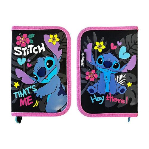 купить Школьный пенал St.RIGHT 57837 Penar 1zip, 20.5x14x3.5cm, Stitch That's Me, textil в Кишинёве 
