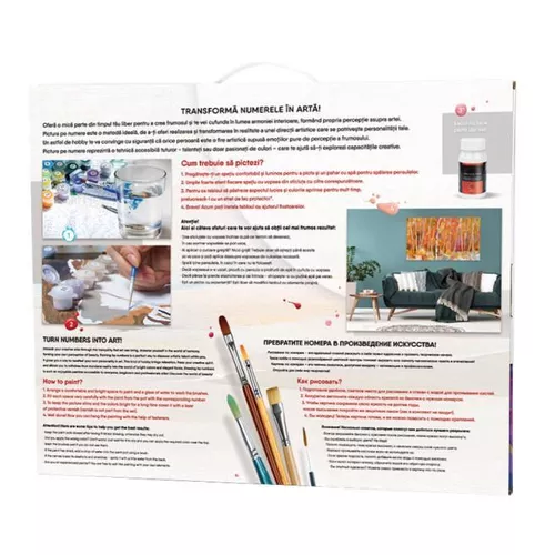 cumpără Tablou pe numere Art Gallery GX39370 Casuta in munți 40x50cm în Chișinău 