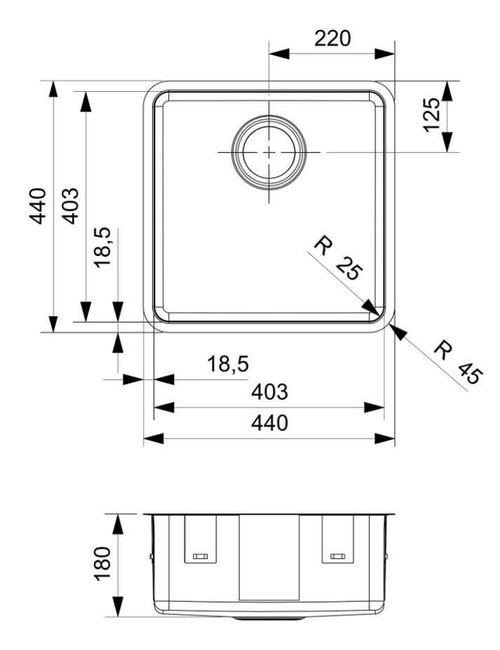 cumpără Chiuvetă bucătărie Reginox R40881 Ohio 50x40 Copper II în Chișinău 
