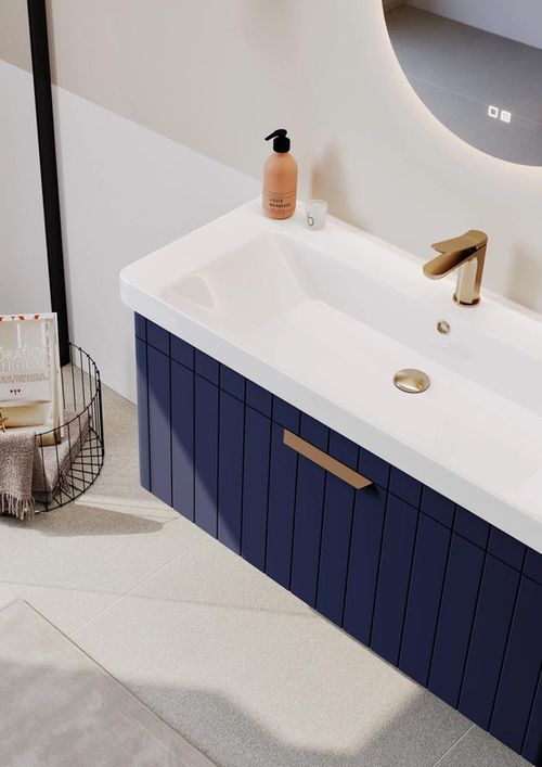 cumpără Dulap pentru lavoar Orka Procida 105 Mat Lacivert în Chișinău 