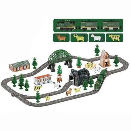 cumpără Complex de joacă pentru copii Essa AU8663 Tren electric cu cale ferată și accesorii în Chișinău 