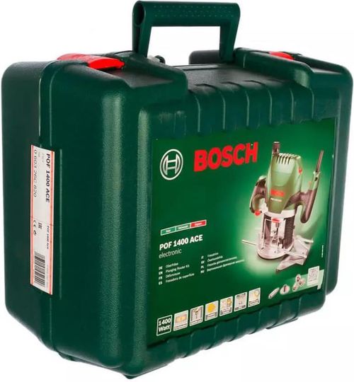 купить Фрезер Bosch 060326Ń820 Фрезерный станок POF 1400 ACE 1400 Вт/6-8 мм в Кишинёве 