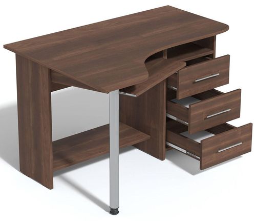 cumpără Masă pentru calculator Fabrik Home СК-09 правый орех тёмный în Chișinău 