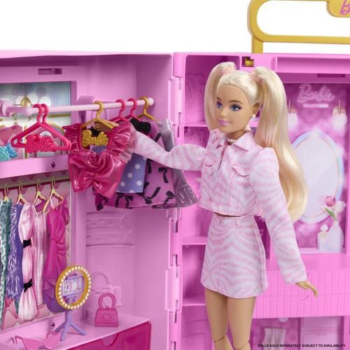 купить Кукла Barbie JJP01 Гардероб Делюкс в Кишинёве 