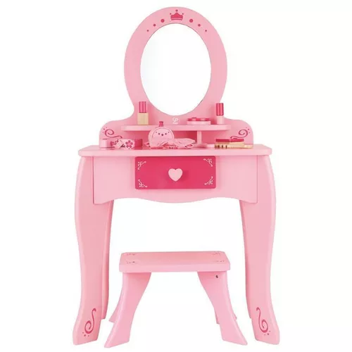 купить Игровой комплекс для детей Hape E8350 Set din lemn Masuta cu scaun pentru machiaj cu accesorii в Кишинёве 
