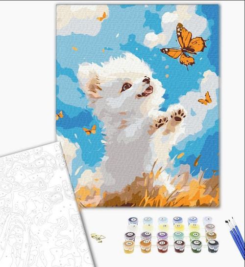 купить Картина по номерам BrushMe KBS0186FC 30x40 сm (fără cutie) Joc în Kvatch в Кишинёве 