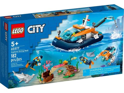 cumpără Set de construcție Lego 60377 Explorer Diving Boat în Chișinău 