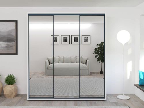 cumpără Dulap Bayro Parma 2000x2250x600 белый, купе în Chișinău 