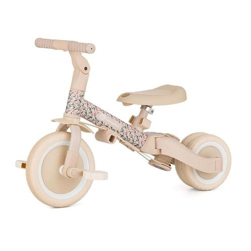 купить Велосипед-коляска Petite&Mars 613364 Tricicleta evolutiva 5in1 Turbo Limited Edition Pink Meadow в Кишинёве 