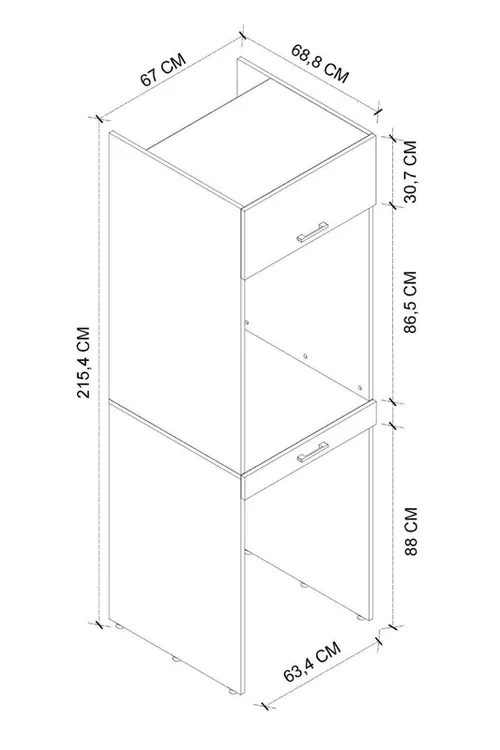 купить Полка для ванной Bofigo 12-08-01 White (полка для стиральной машины) в Кишинёве 