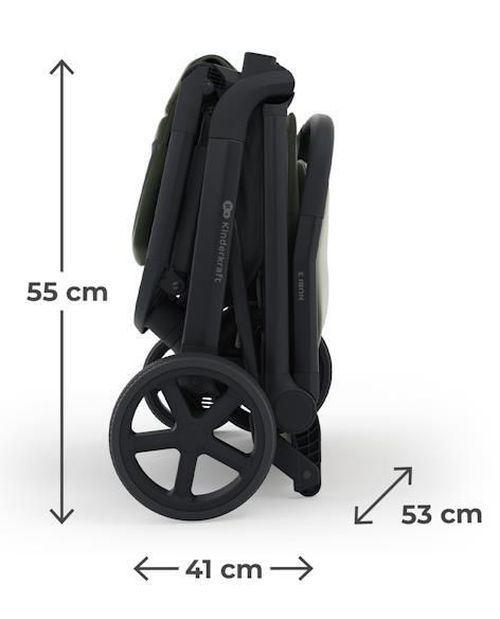 cumpără Сărucior pentru copii KinderKraft KSNUBI03GRE0000 Nubi 3 Mystic Green în Chișinău 