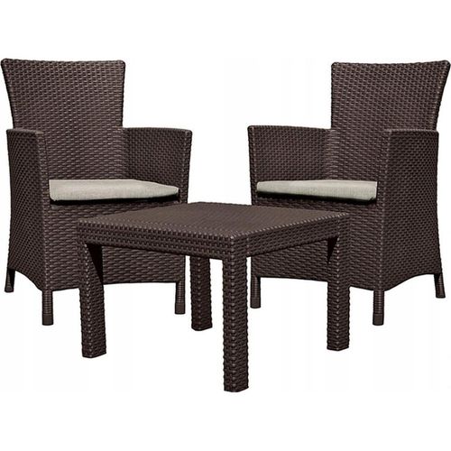 купить Садовая мебель Keter Rosario Balcony Set Brown/Oat (258839) в Кишинёве 
