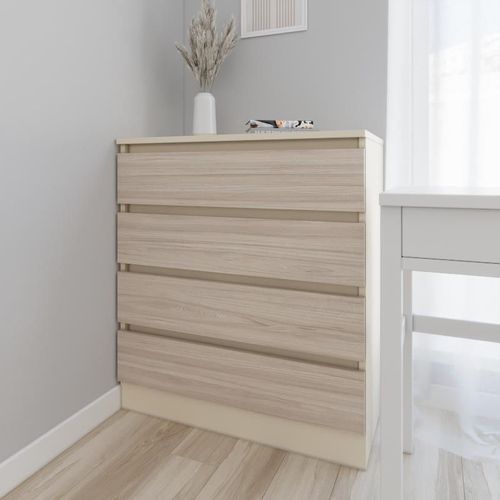 купить Комод Smartex (16061) Т1 90cm Ivory+Stejar Deschis в Кишинёве 