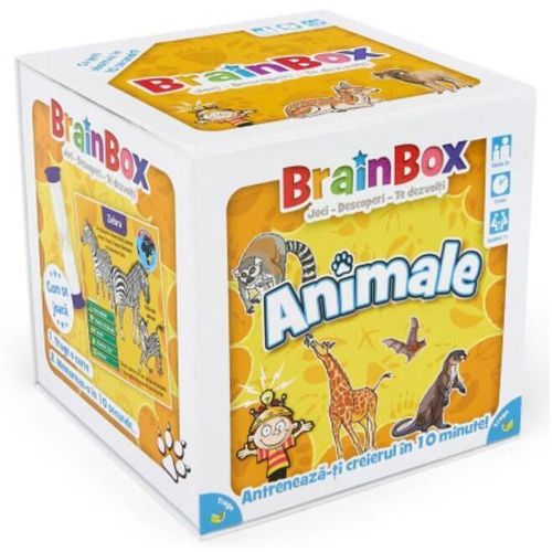 купить Настольная игра Asmodee G114002 Joc BrainBox Animals (Romanian) в Кишинёве 