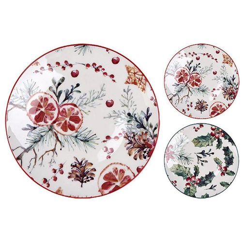 купить Тарелка Promstore 45949 Farfurie de desert 19cm, Fructe si pomusoare, porțelan в Кишинёве 