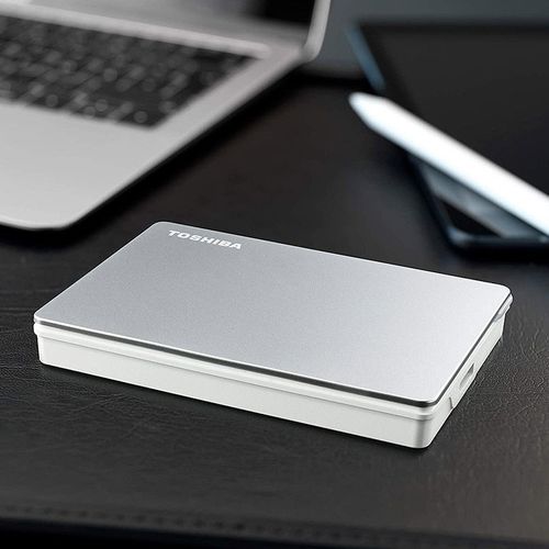 cumpără Hard disk extern 2.5 2TB External HDD Toshiba Canvio Flex HDTX120ESCAA, Silver, USB 3.2 Gen 1 (USB 2.0 compatible) în Chișinău 