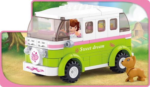 cumpără Set de construcție Sluban B0523 GIRLS DREAM TOURING WAGON în Chișinău 