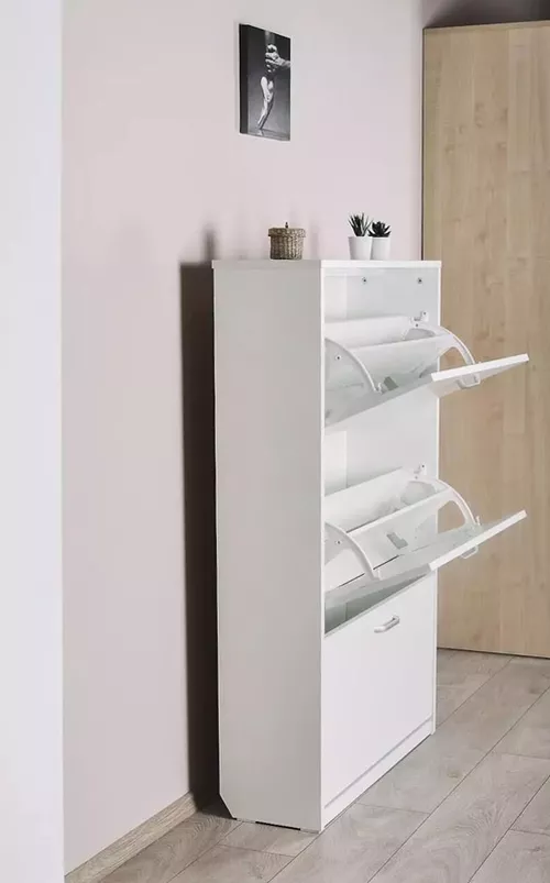 cumpără Raft pentru încălțăminte Fabrik Home Тумба для обуви 3 дверцы /800 белый ясень în Chișinău 