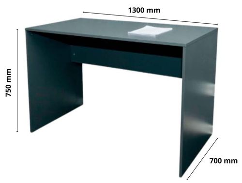 cumpără Masă de birou Andra Masa de birou 1300x700x750 Gri închis în Chișinău 