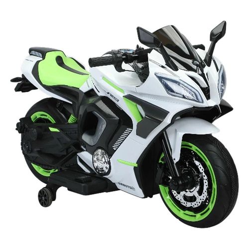 cumpără Mașină electrică pentru copii Richi (96300) Motocicleta verde pe acumulator pentru copii (3188) în Chișinău 