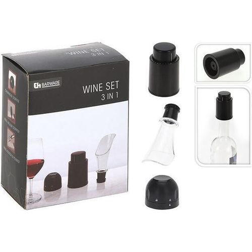 cumpără Accesoriu pentru bucătărie Excellent Houseware 48177 Набор сомелье 3ед: 2пробки, лейка în Chișinău 