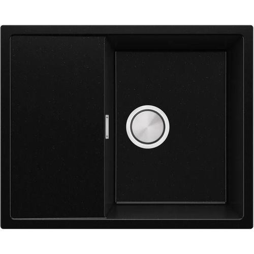 cumpără Chiuvetă bucătărie Primagran Ibiza 620-45 Black metallic + accesorii 500x620 MI6KM în Chișinău 