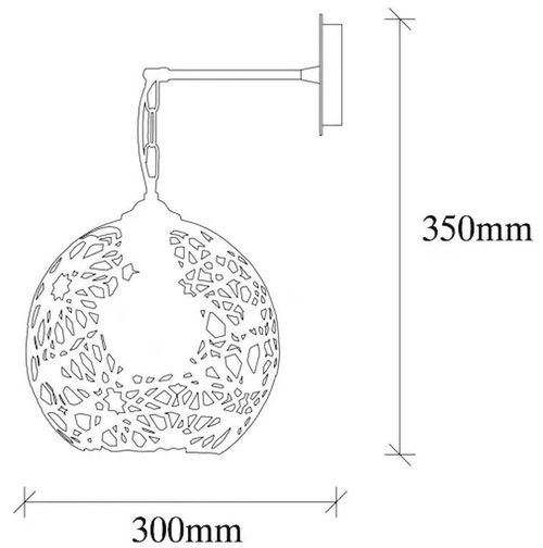 cumpără Candelabru de perete Trendy Lampa de perete Fellini-MR-710 30x35x25cm în Chișinău 