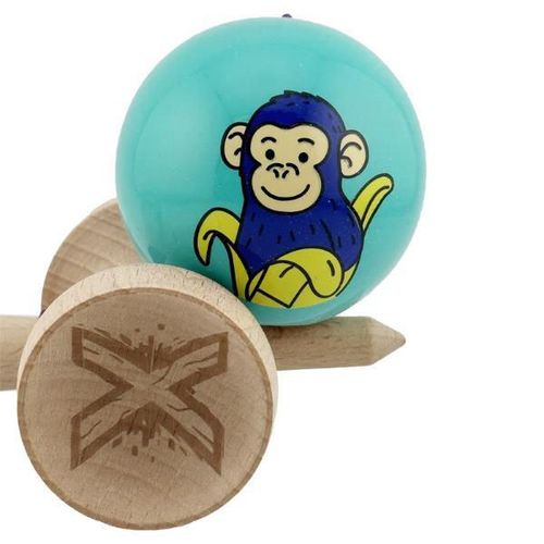 купить Активная игра Essa 164577 Kendama Super Sticky X Original, 7.5x6x18cm, Maimuță, turcoaz в Кишинёве 