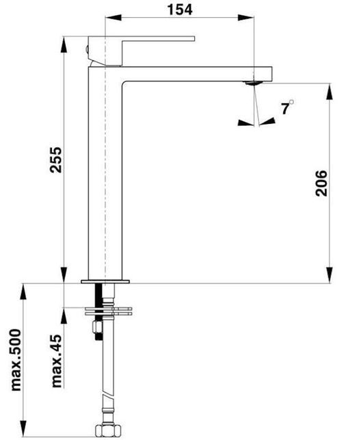 cumpără Baterie lavoar HERZ SQ q12 lavoar High UH00058 în Chișinău 