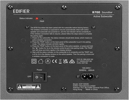 cumpără Soundbar Edifier B700 Iron Grey în Chișinău 