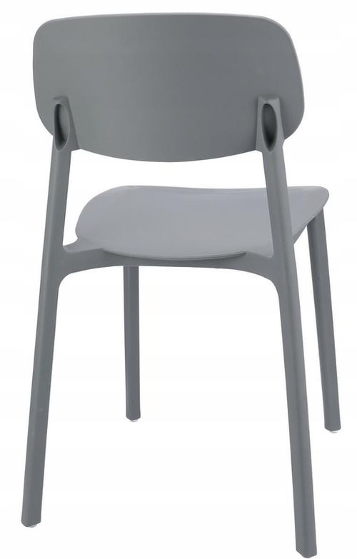 cumpără Scaun Jumi CM-275157 Scaun terasa LARA din plastic, Gri în Chișinău 
