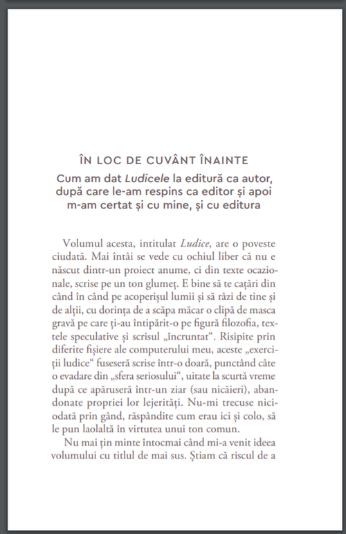 cumpără Ludice. Exerciții de umor criptic - Gabriel Liiceanu în Chișinău 