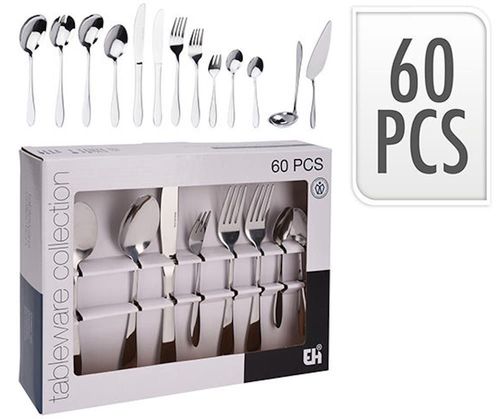 cumpără Tacămuri Promstore 47736 EH 60buc inox, in cutie în Chișinău 