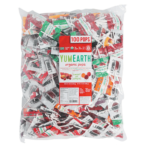 Organic Fruit Assorted Pops YumEarth 100 buc 