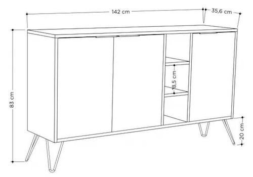 cumpără Casetieră Trendy Clara, Alb 142x83x35cm în Chișinău 