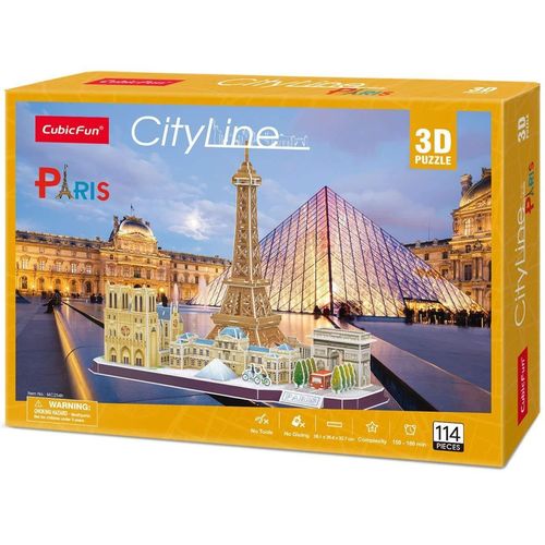 купить Конструктор Cubik Fun MC254h 3D Puzzle City Line Paris в Кишинёве 