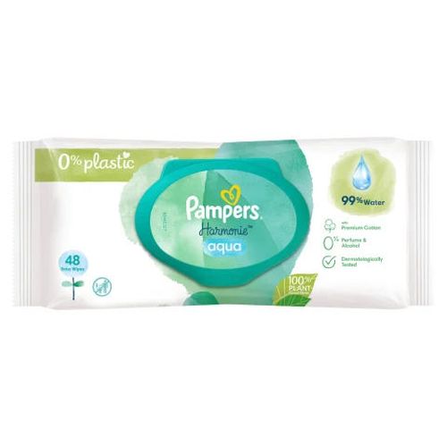 Șervețele umede Pampers Pure 48 buc 