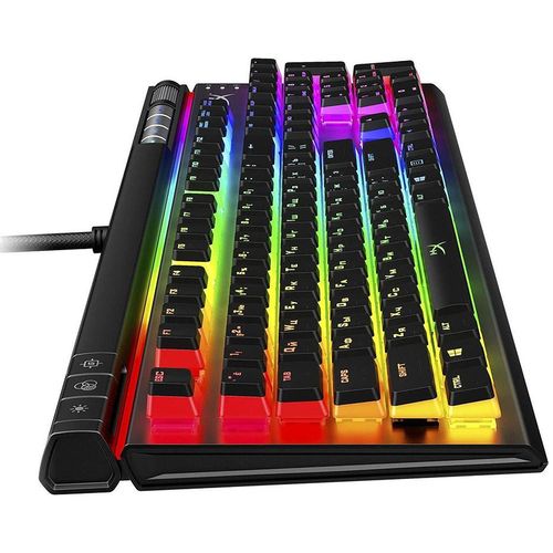 купить Клавиатура HYPERX Alloy Elite II RGB Mechanical Gaming Keyboard (RU), Mechanical keys (HyperX Red key switch) Backlight (RGB), 100% anti-ghosting, Key rollover: 6-key / N-key modes, Ultra-portable design, Solid-steel frame,  USB в Кишинёве 