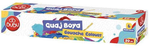 купить Набор для творчества BuBu GUA002 Set vopsea guașă, 6 culori x 20 ml в Кишинёве 